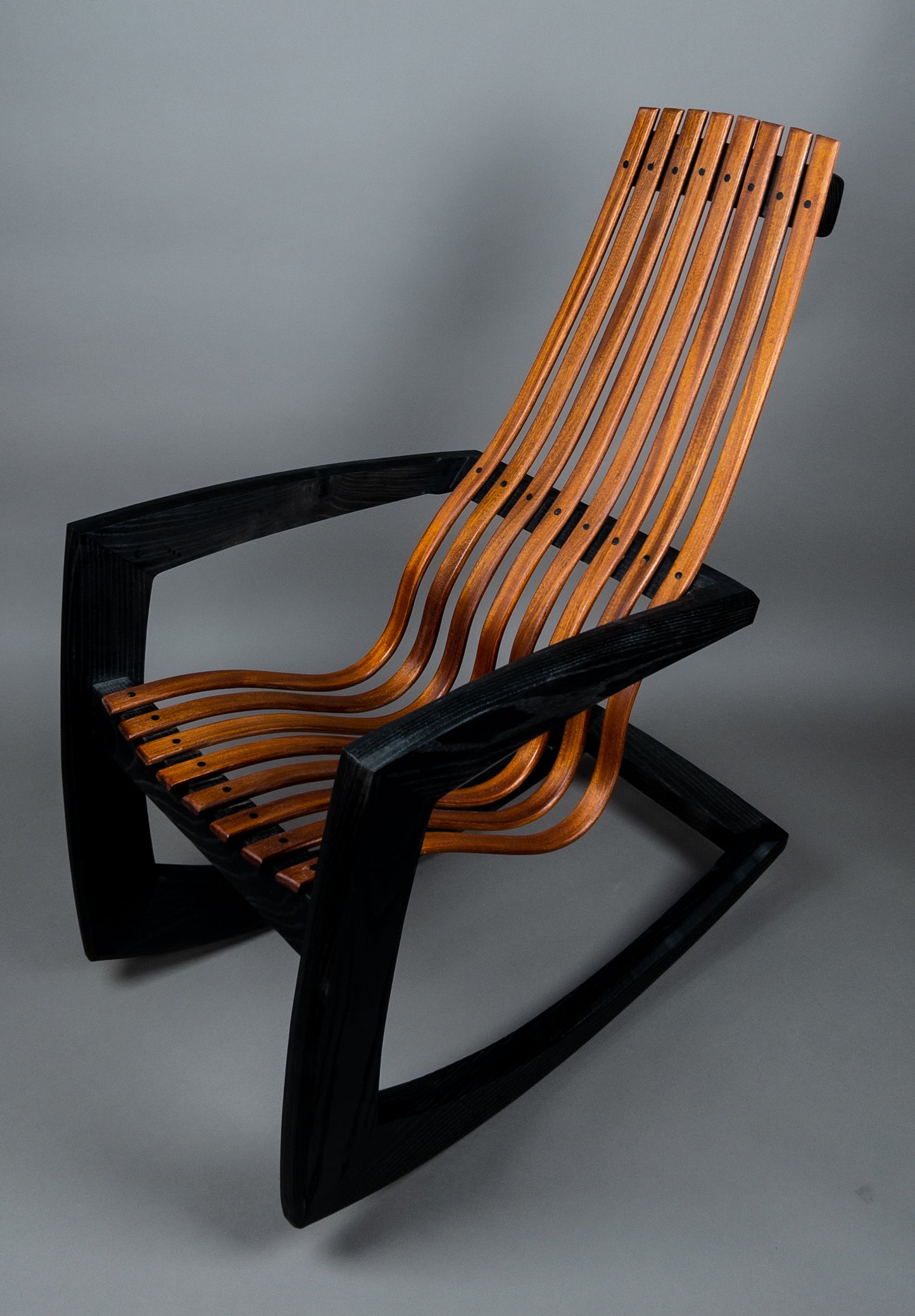 Bent lamination rocking chair