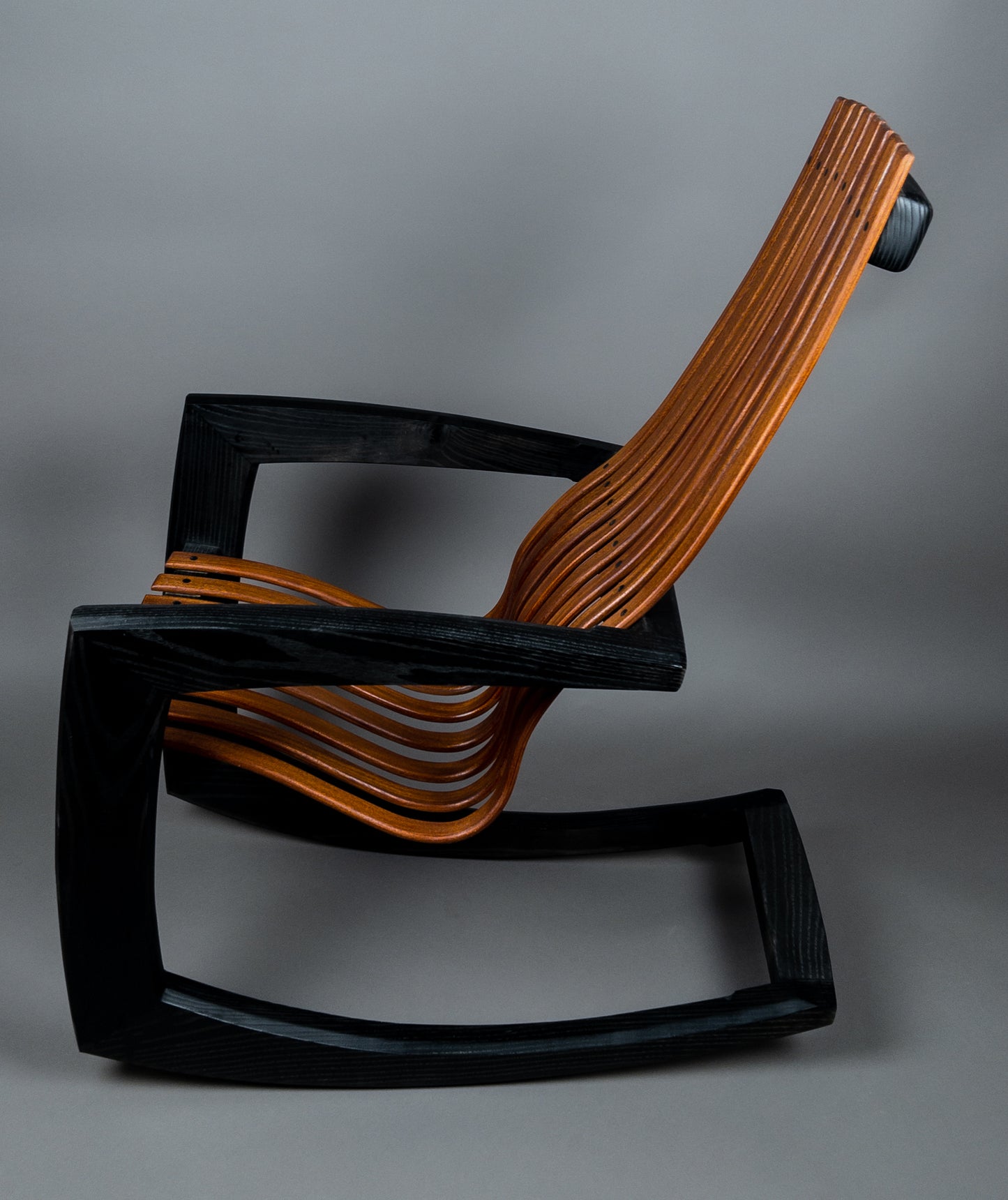Bent lamination rocking chair