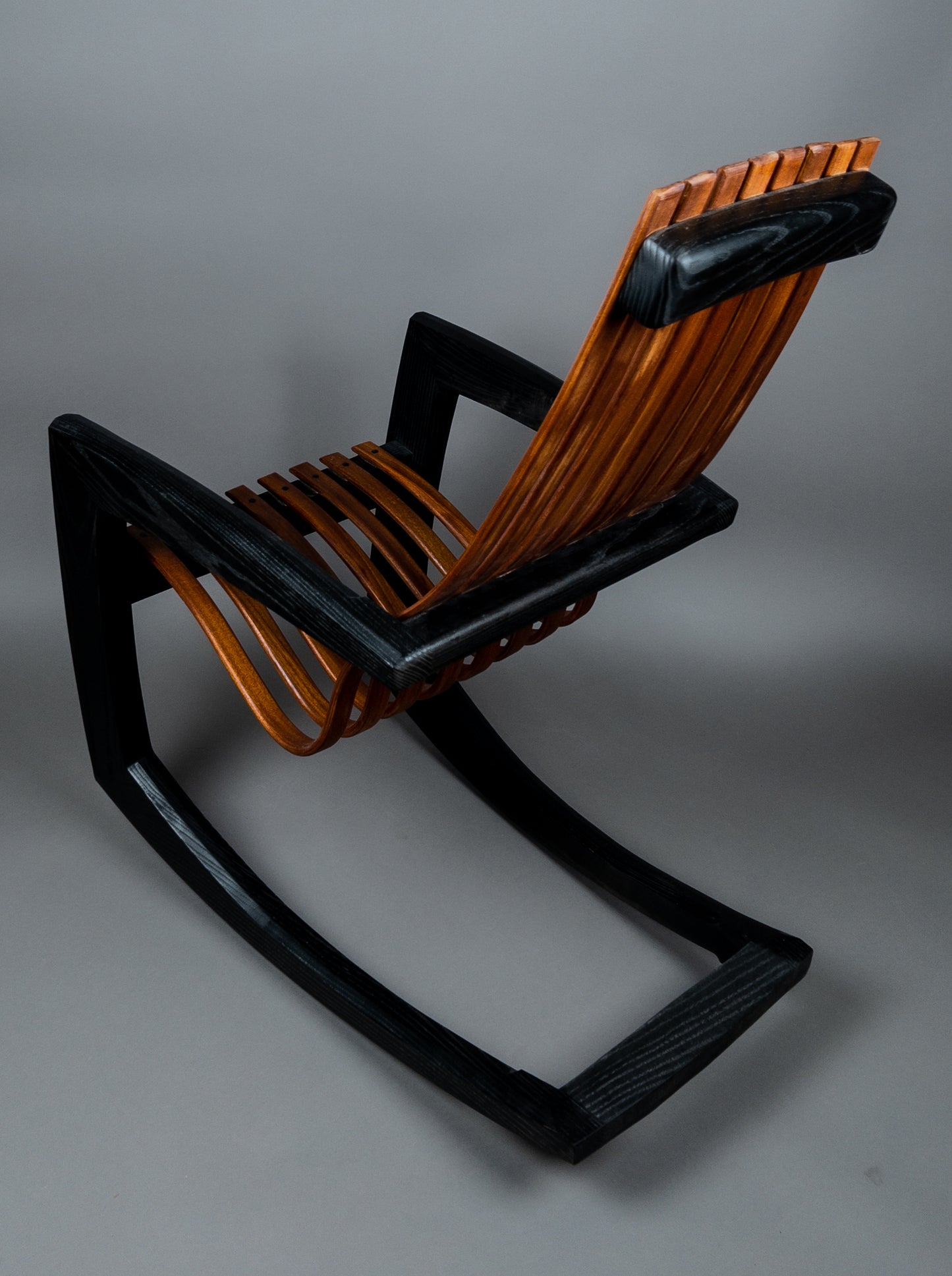 Bent lamination rocking chair