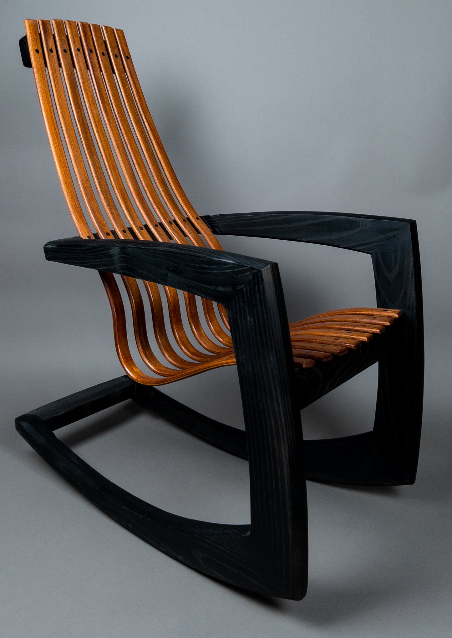 Bent lamination rocking chair