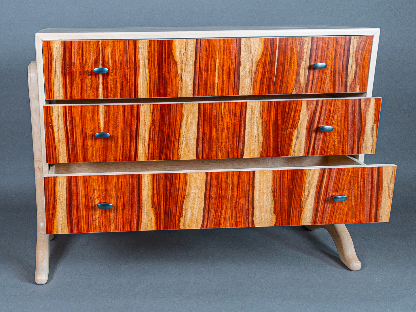 Maple and padauk Dresser