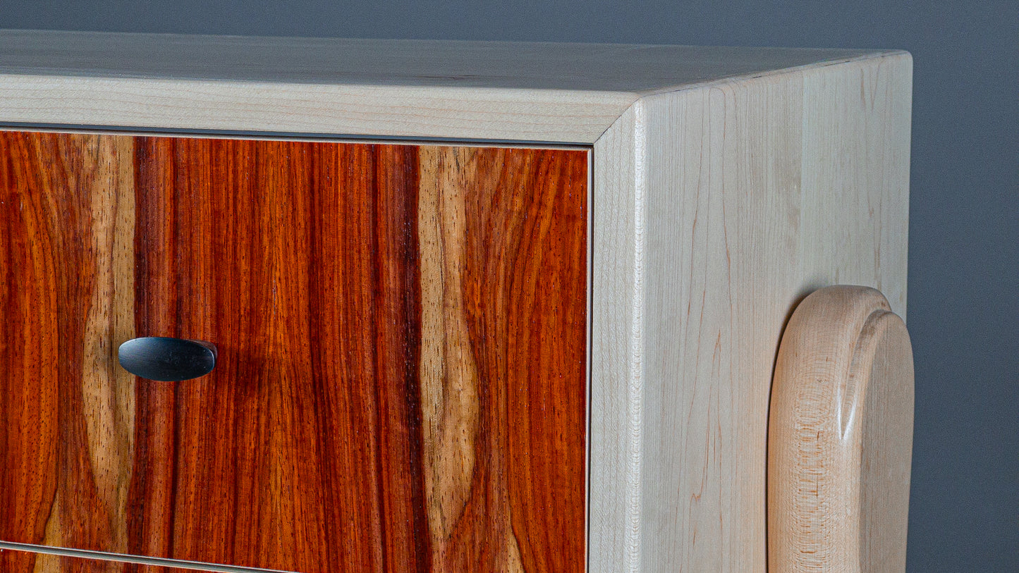 Maple and padauk Dresser