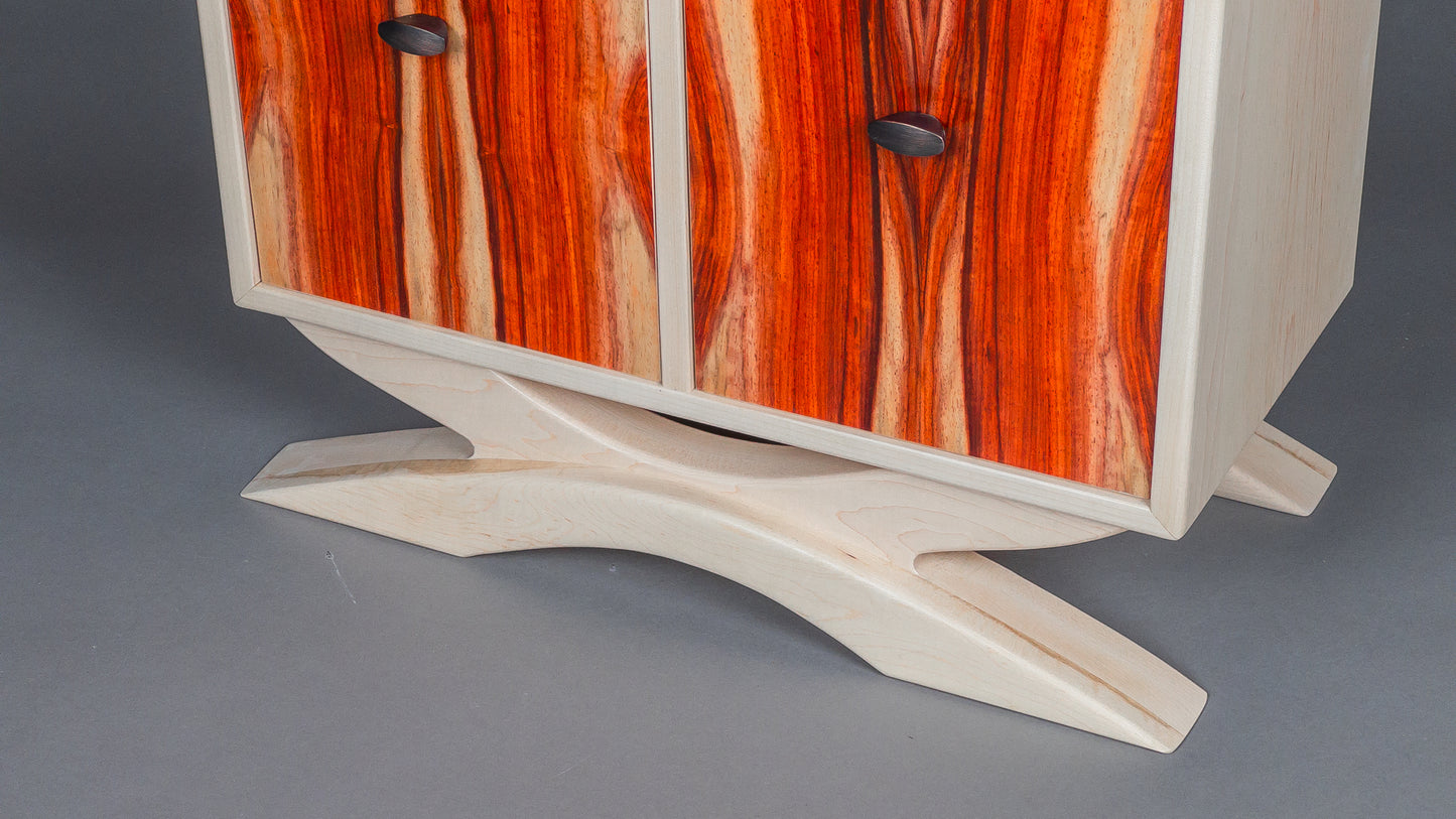 Maple & padauk Bookcase