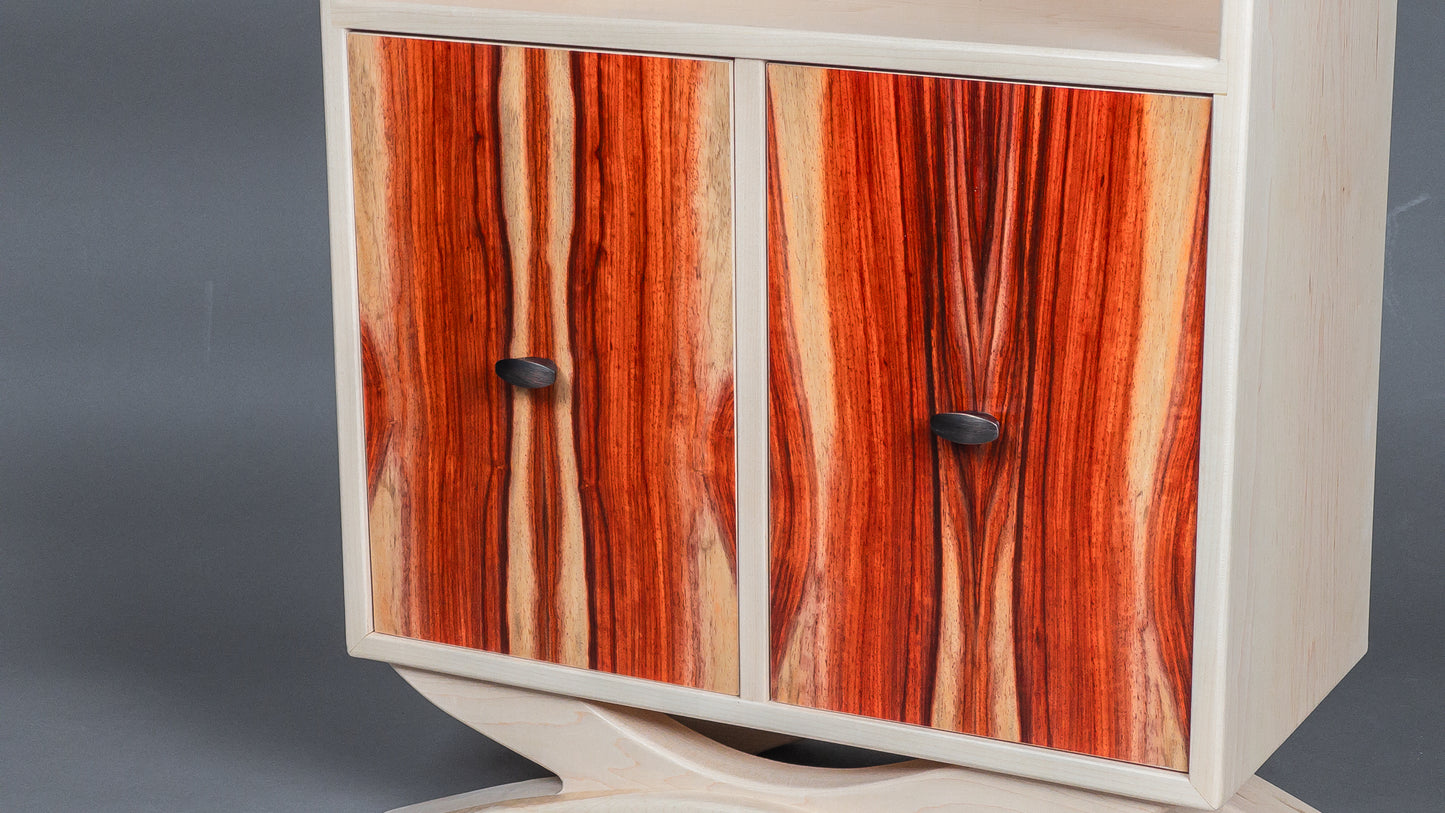 Maple & padauk Bookcase