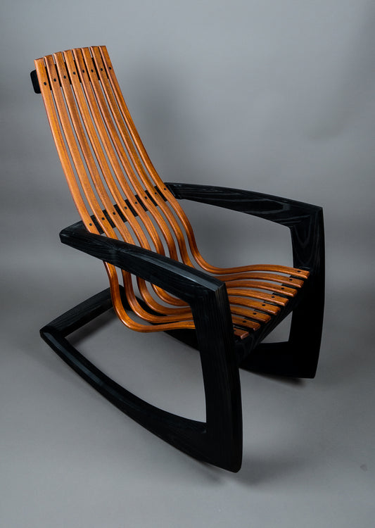 Bent lamination rocking chair