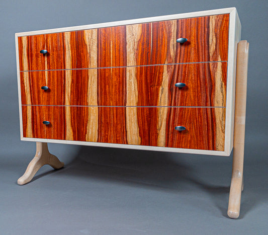 Maple and padauk Dresser